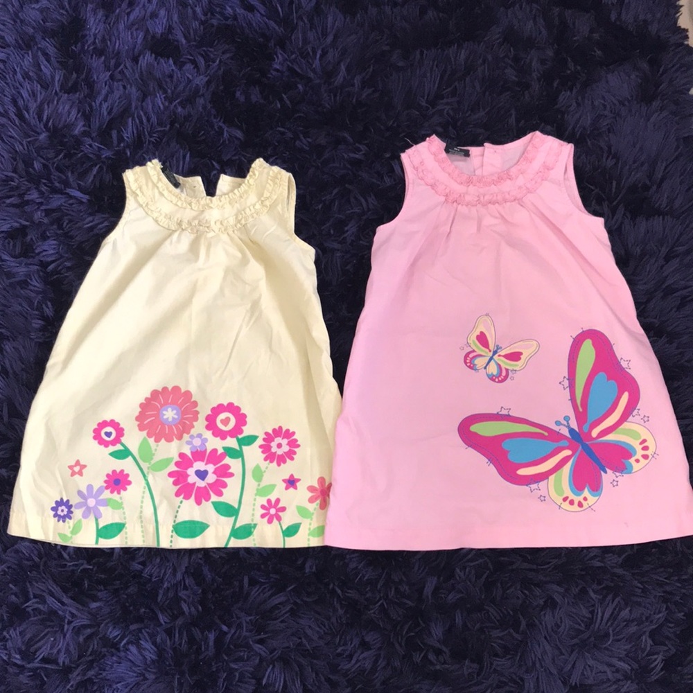 Two Girls dresses (pink and yellow)